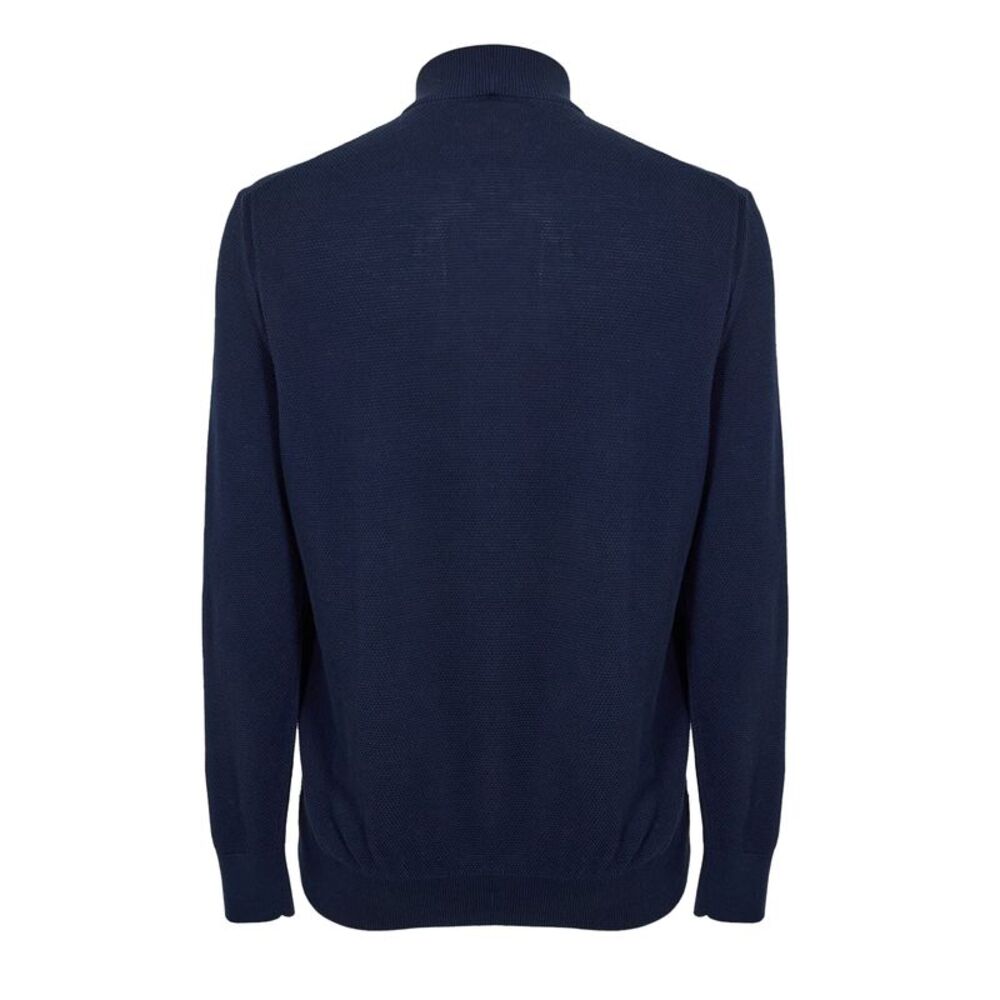 Boss Mens Ebrando-P Knitted Half Zip Sweater / Light Beige